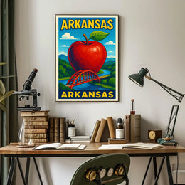 Arkansas A Vibrant Tribute Poster