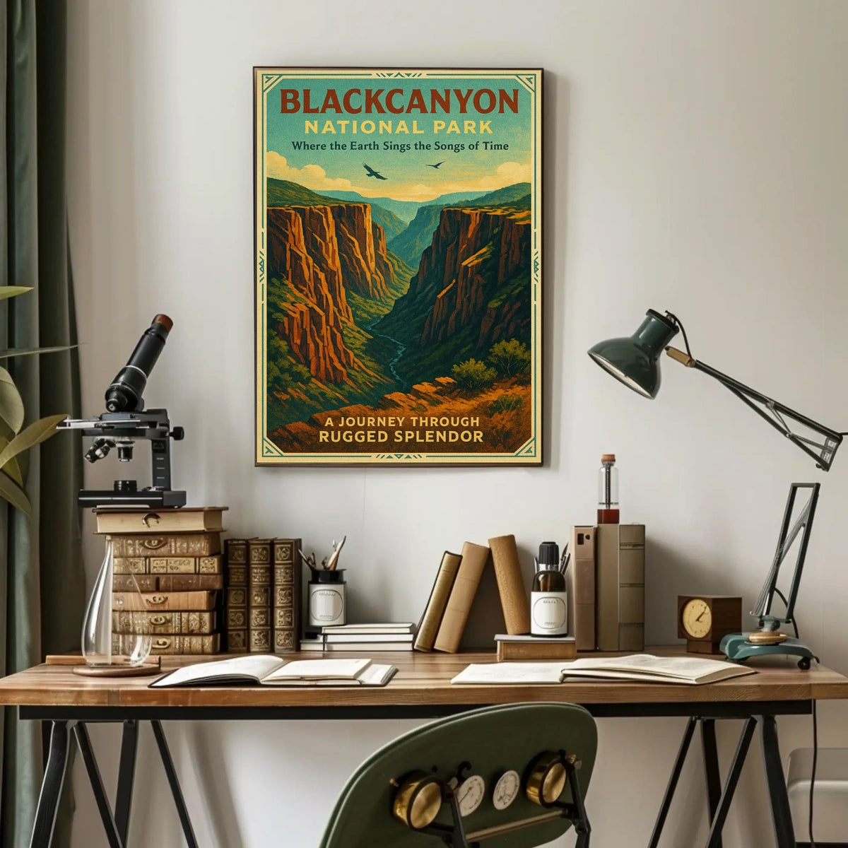 Blackcanyon National Park Poster