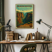 Blackcanyon National Park Poster
