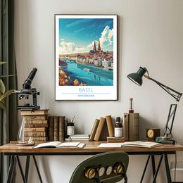 Basel Cityscape Poster