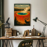 Yellowstone Natures Living Laboratory Poster PosterGoat