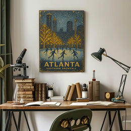 Atlanta Southern Snowfall Poster