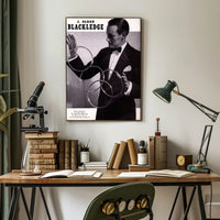 Vintage Magician Illusionist Poster from Mid-20th Century Era