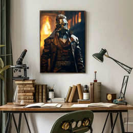 Steampunk Adventure Art Poster for Cultural or Heritage Poster