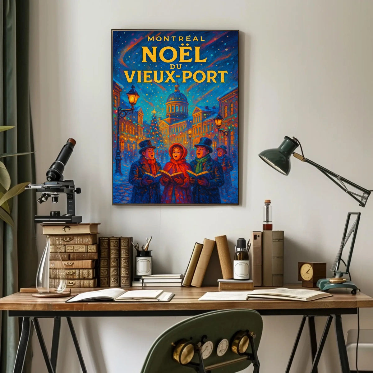 Noël Du Vieux-Port De Montréal Poster