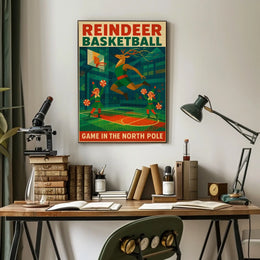 Reindeer Basketball Extravaganza Poster