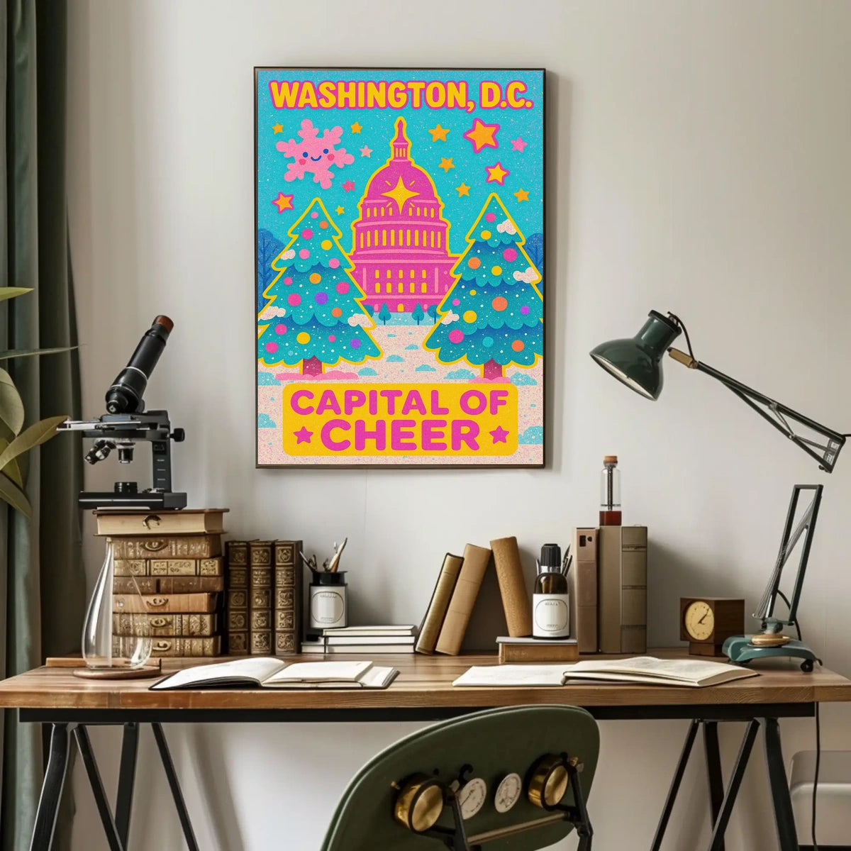 Washington, D.C. Capital of Cheer Poster