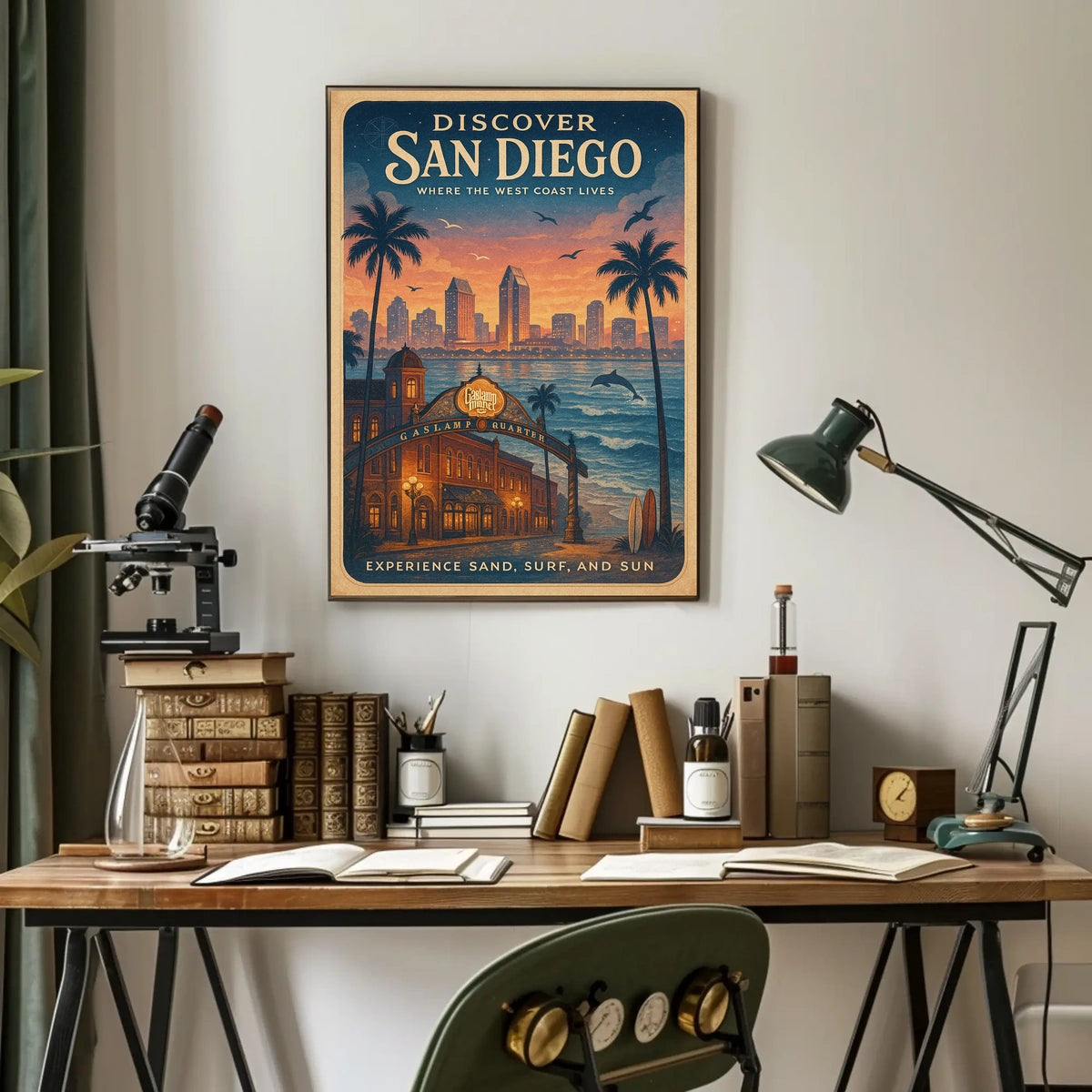 Discover San Diego Poster