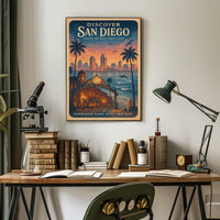 Discover San Diego Poster