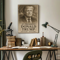 Donald Trump 47th President Poster