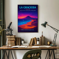 La Graciosa Twilight, Travel Escape Poster