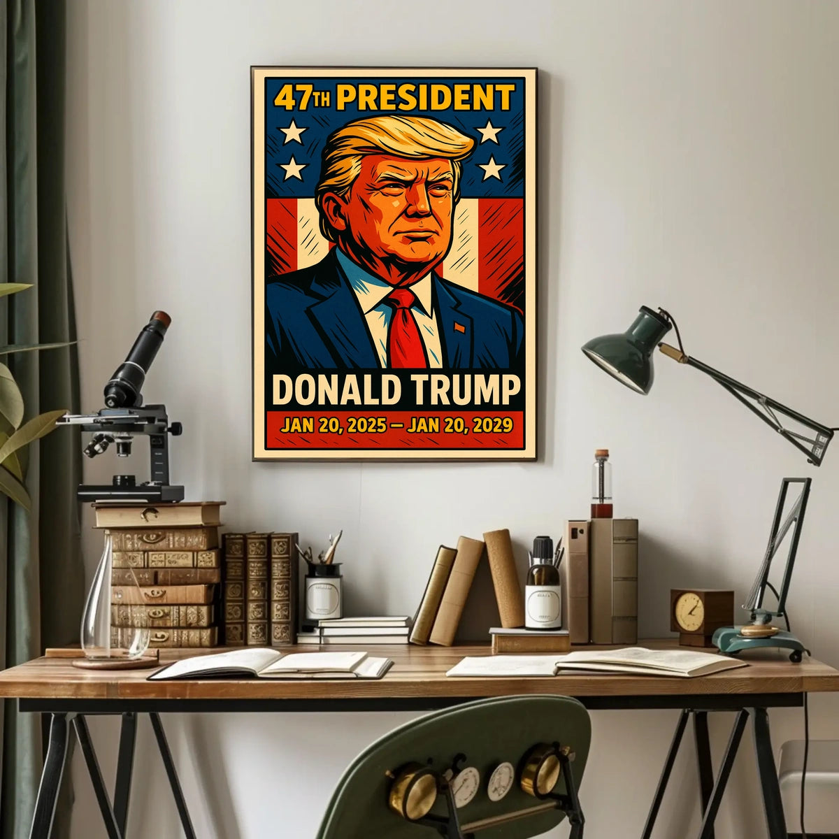 Trump Champion Liberty Patriotic Pop Art Poster