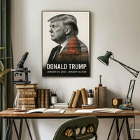 Donald Trump 47th President of the United States Reflections Poster
