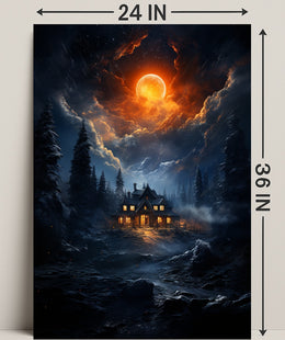 Enchanted Nightscape Poster