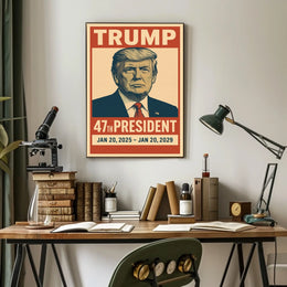 Trump 47Th President Poster