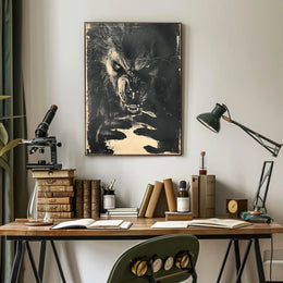 The Beast Within Art Print Poster for Home Decor and Wall Art PosterGoat