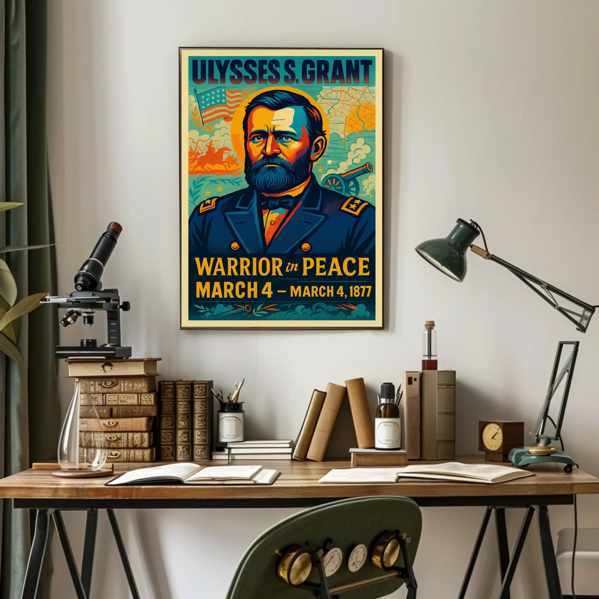 Ulysses S. Grant Warrior in Peace Poster PosterGoat