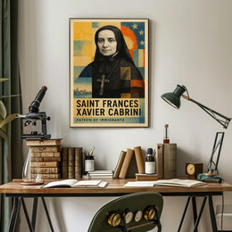 Saint Frances Xavier Cabrini Patron Of Poster