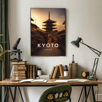 Kyoto Japan Cultural Heritage Art Poster