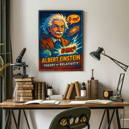 Albert Einstein Theory Of Relativity Poster