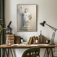 Statue of Liberty Marble Art Historical or Presidential Poster
