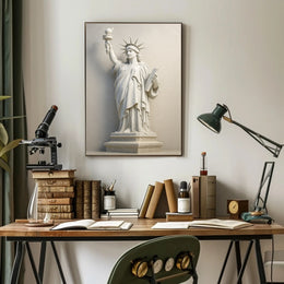 Statue of Liberty Marble Art Historical or Presidential Poster
