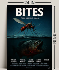 Bites Fear Has Two Sides Poster PosterGoat