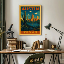 Austin, Texas Scenic Poster