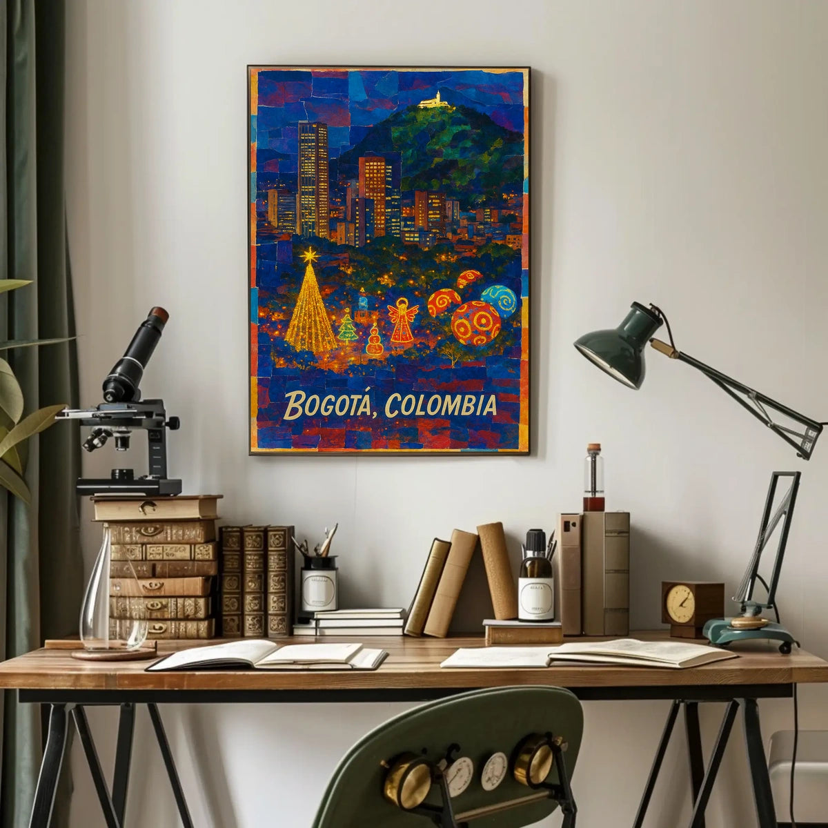 Bogotá, Colombia Festive Nights Poster