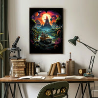 Journey to the Surreal Landscape Poster