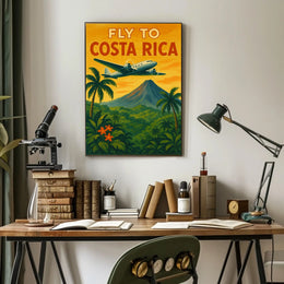Fly to Costa Rica Poster