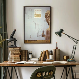 Explore Chicago with Greyhound Poster PosterGoat