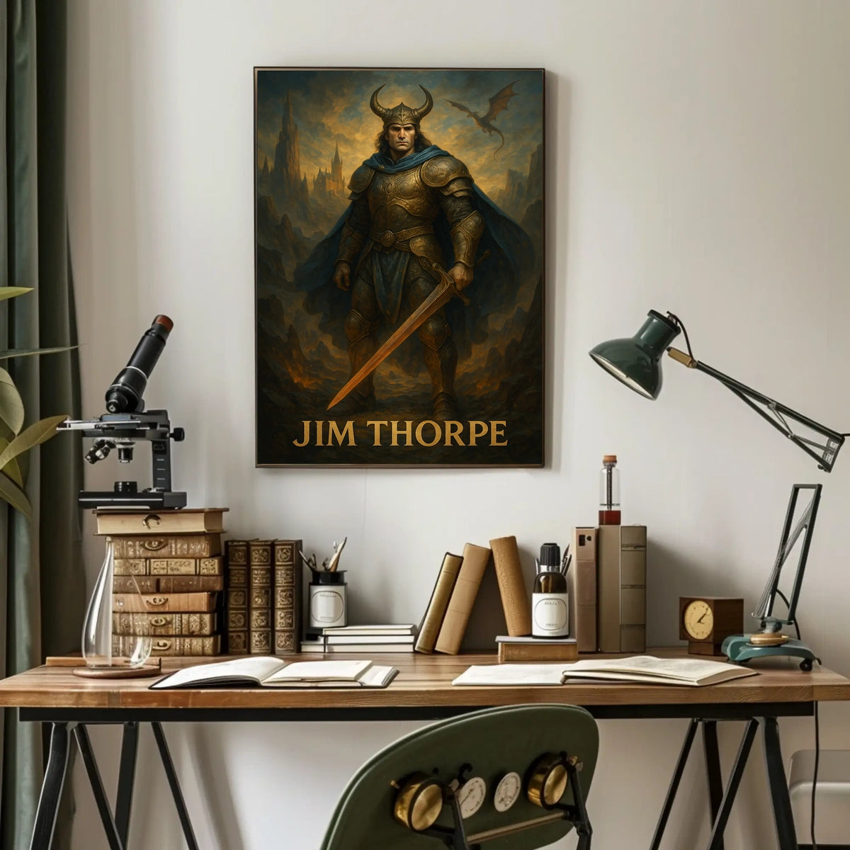 Jim Thorpe Legendary Warrior Poster