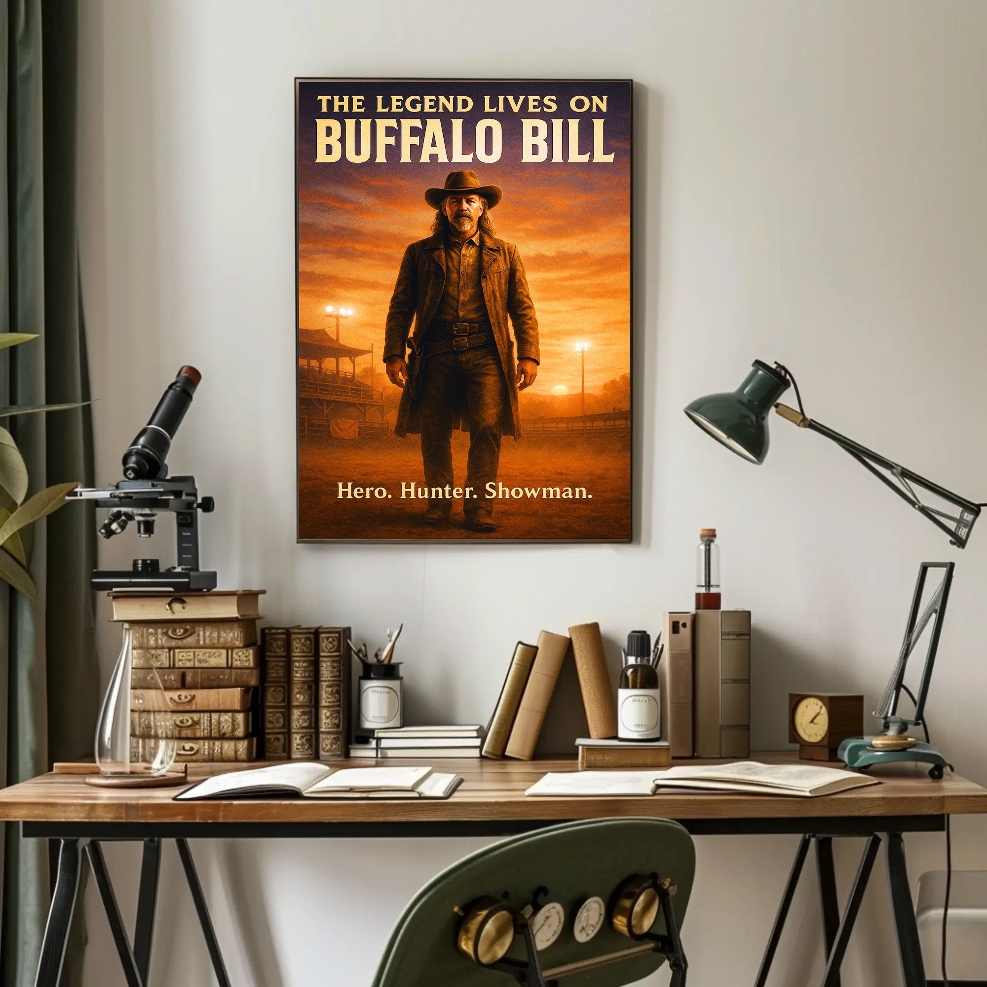Buffalo Bill The Legend Lives On Poster PosterGoat