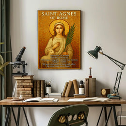 Saint Agnes of Rome Poster PosterGoat