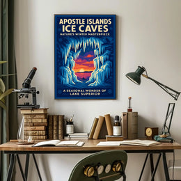 Apostle Islands Ice Caves Poster