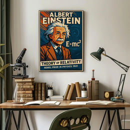 Albert Einstein Theory Of Relativity Poster
