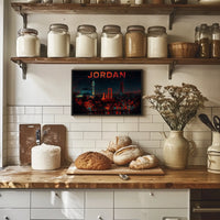 Jordan A Nighttime Cityscape Poster
