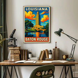 Louisiana State Capitol in Baton Rouge Poster