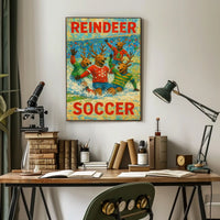 Reindeer Soccer Extravaganza Poster