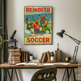 Reindeer Soccer Extravaganza Poster