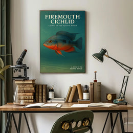 Firemouth Cichlid A Jewel of the Aquatic World Poster PosterGoat