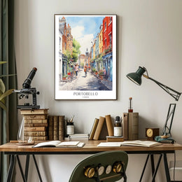 Portobello in London Poster PosterGoat