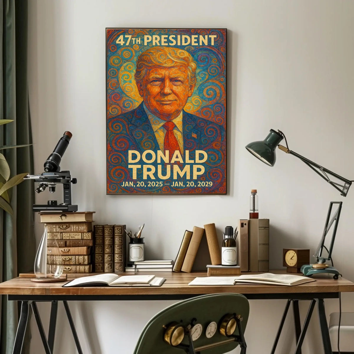 Donald Trump Visionary Future Futurism Collector Poster