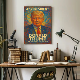 Donald Trump Visionary Future Futurism Collector Poster