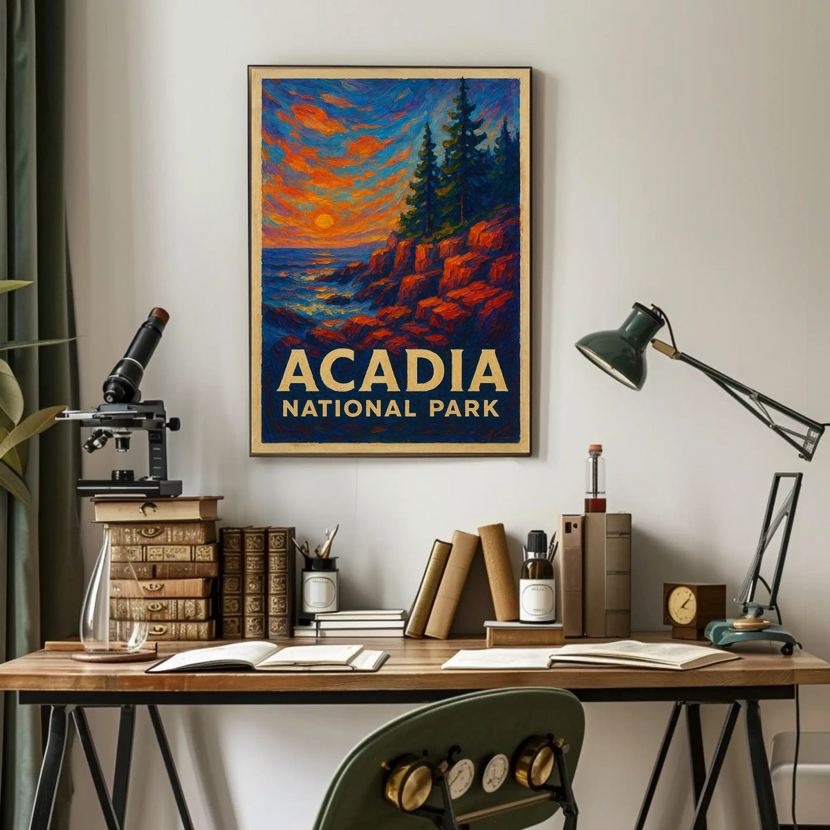 Acadia National Park Scenic Wanderlust Poster