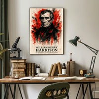 William Henry Harrison Historic 1841 Presidential Poster
