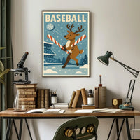 Winter Wonderland Baseball Poster