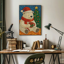 Polar Bear North Pole Poster