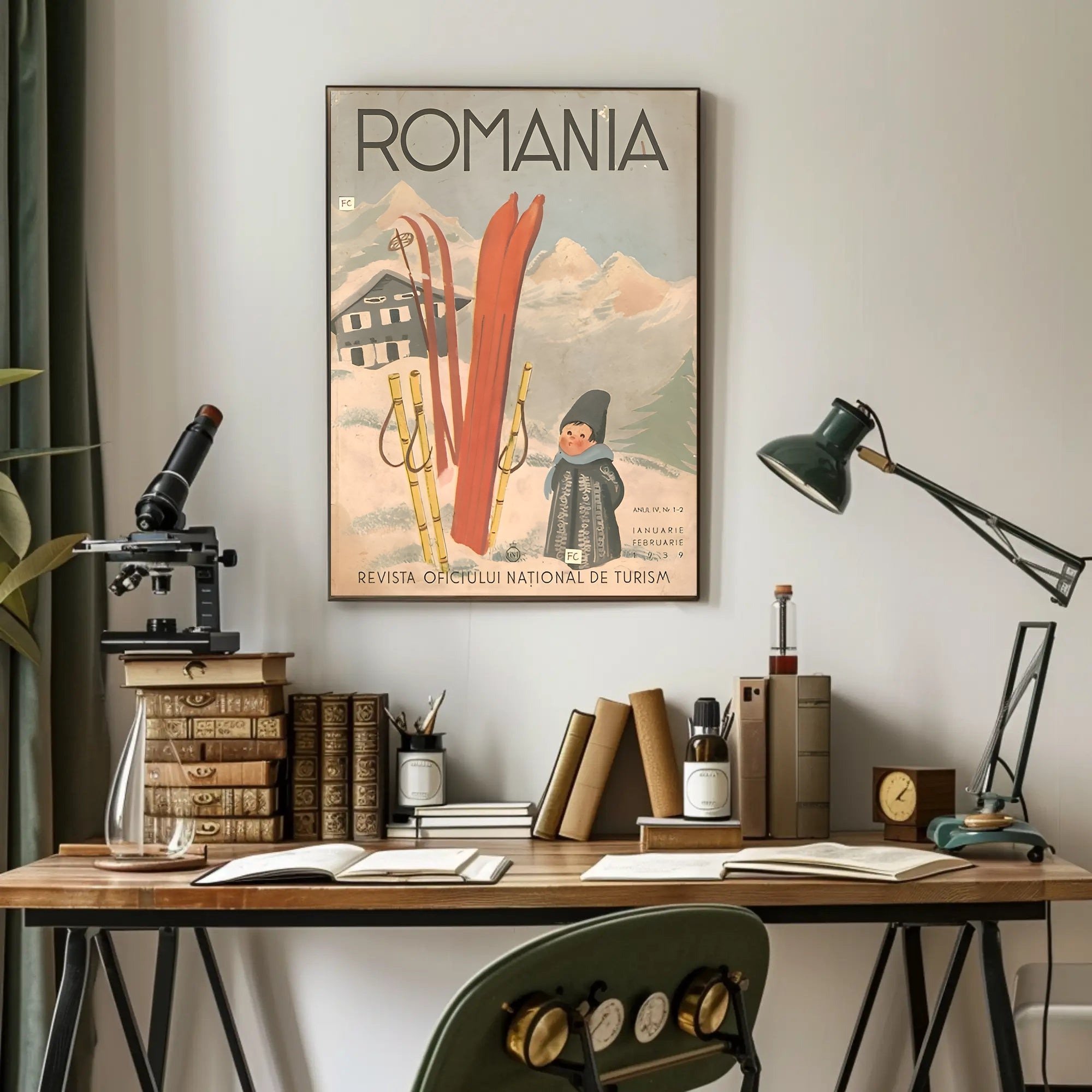 Winter Tourism in Romania Poster PosterGoat